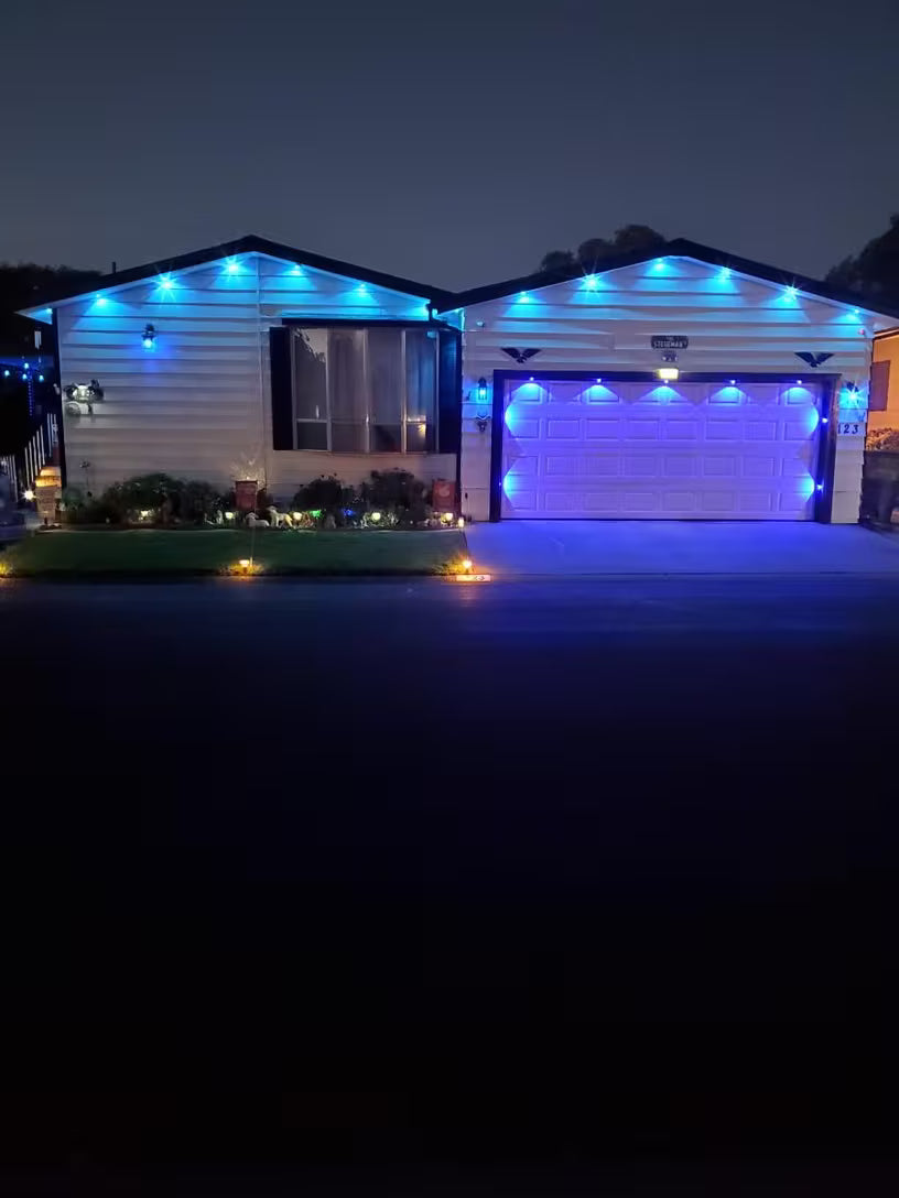 Smart Rainbow LED Permanent Outdoor Lights – RGB+IC, App Controlled