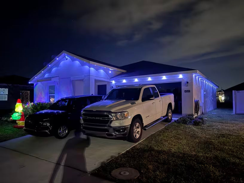 Smart Rainbow LED Permanent Outdoor Lights – RGB+IC, App Controlled