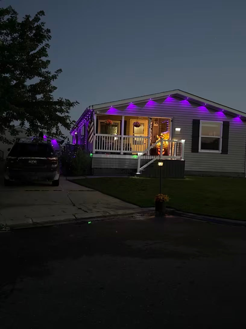 Smart Rainbow LED Permanent Outdoor Lights – RGB+IC, App Controlled